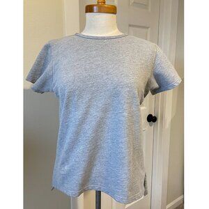 VEER Androgynous Tee T-Shirt Short Sleeve Light Gray Heathered Size M